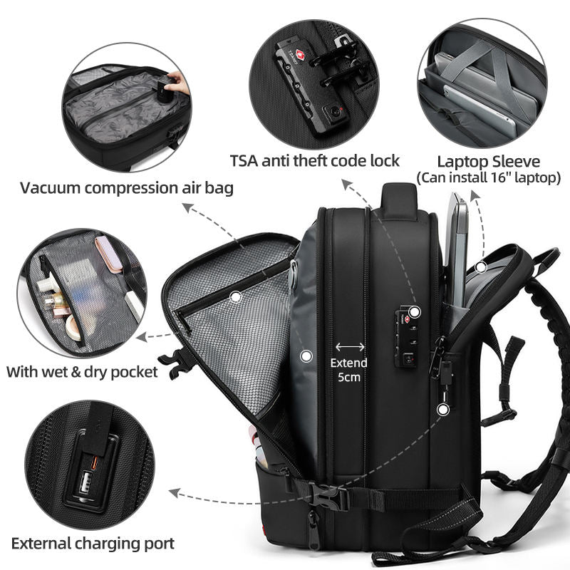 TravelHack™ Expandable Backpack